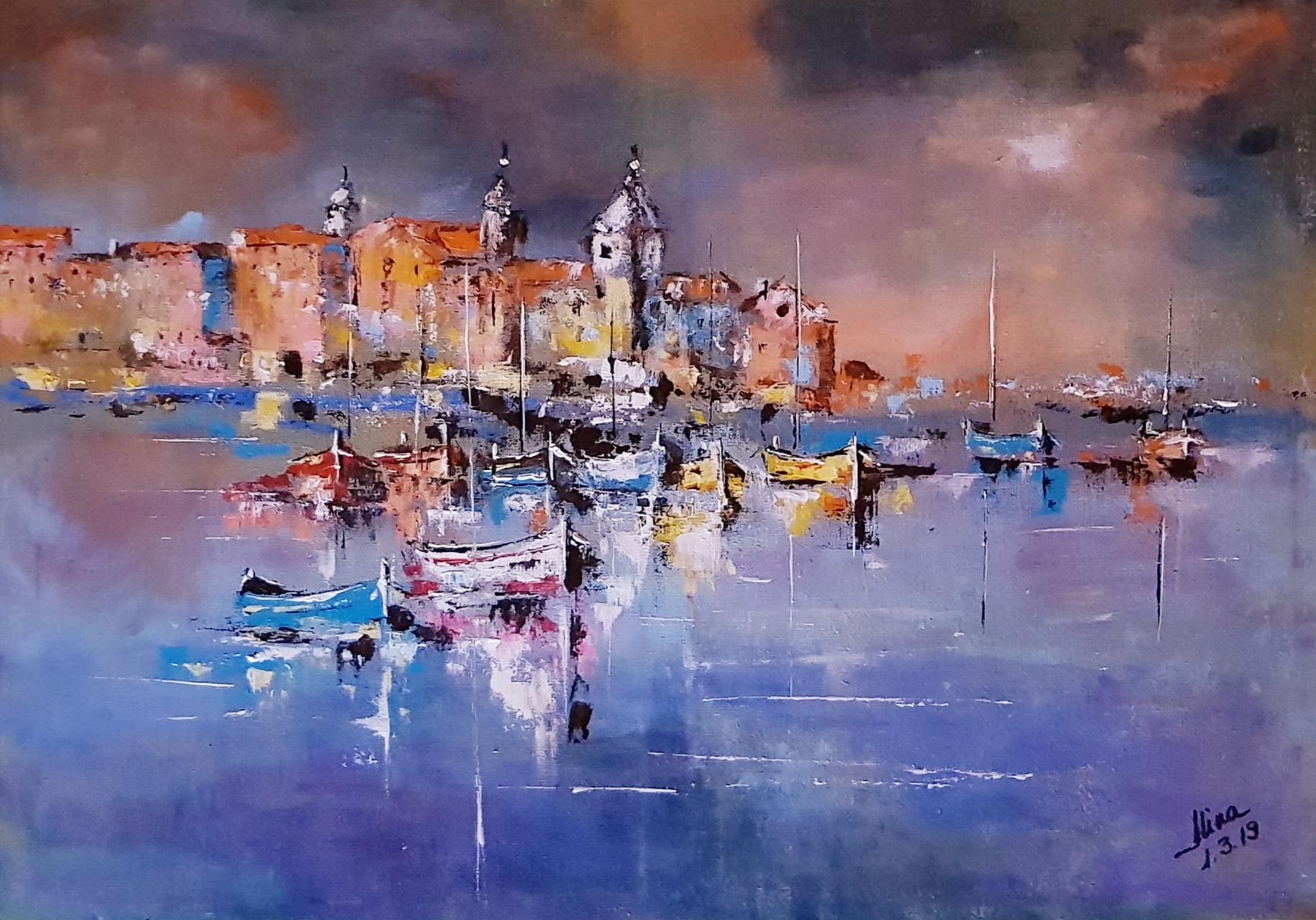 ArteDiAlina.com painting: time to rest